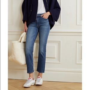 Mother mid-rise dazzler ankle jeans